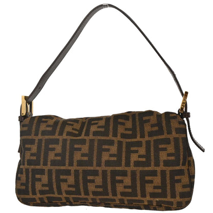 Fendi Brown Zucca Baguette Handbag