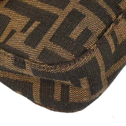 Fendi Brown Zucca Baguette Handbag
