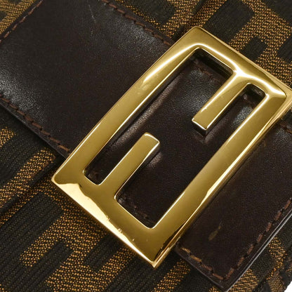 Fendi Brown Zucca Baguette Handbag