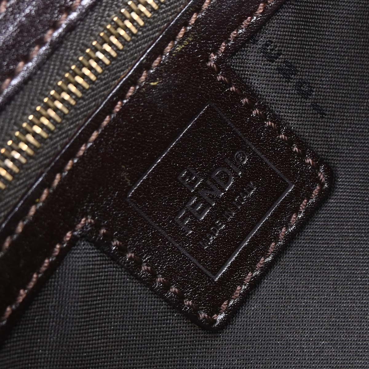 Fendi Brown Zucca Baguette Handbag