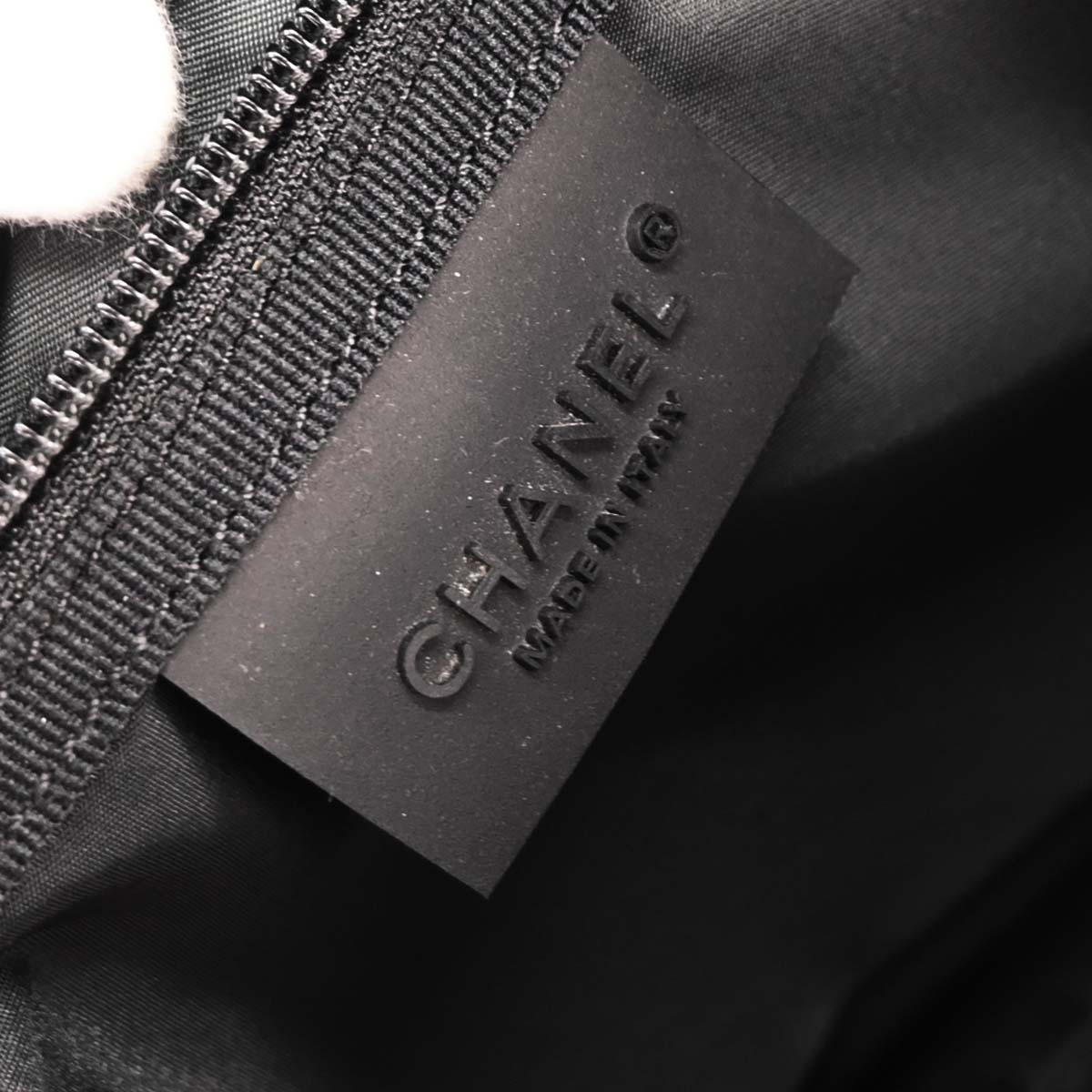 Chanel 2003-2004 Black Nylon Sport Line Shoulder Bag