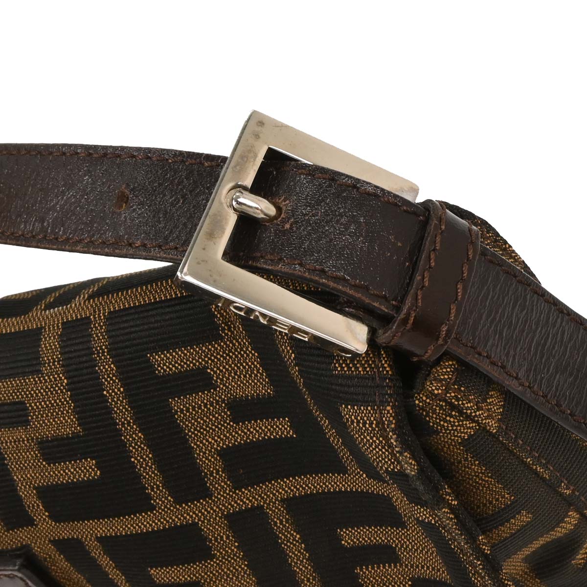 Fendi Brown Zucca Baguette Handbag