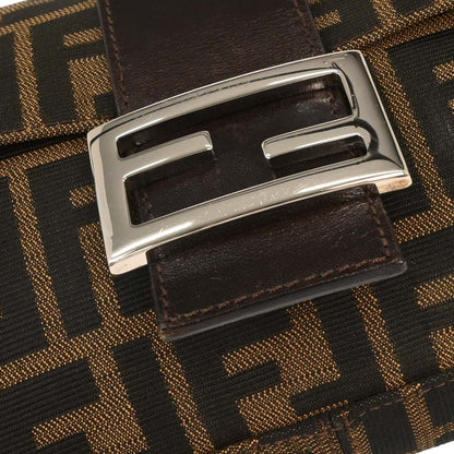 Fendi Brown Zucca Baguette Handbag