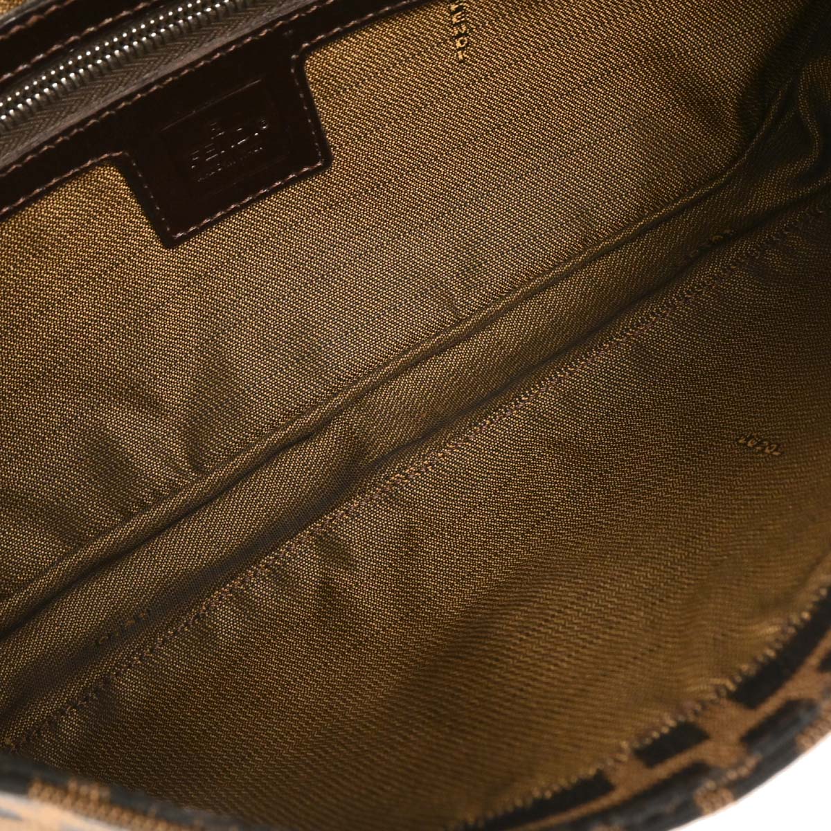 Fendi Brown Zucca Baguette Handbag