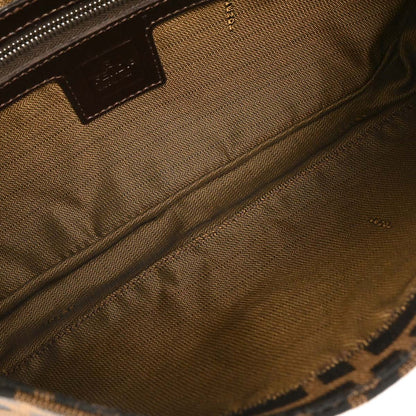 Fendi Brown Zucca Baguette Handbag
