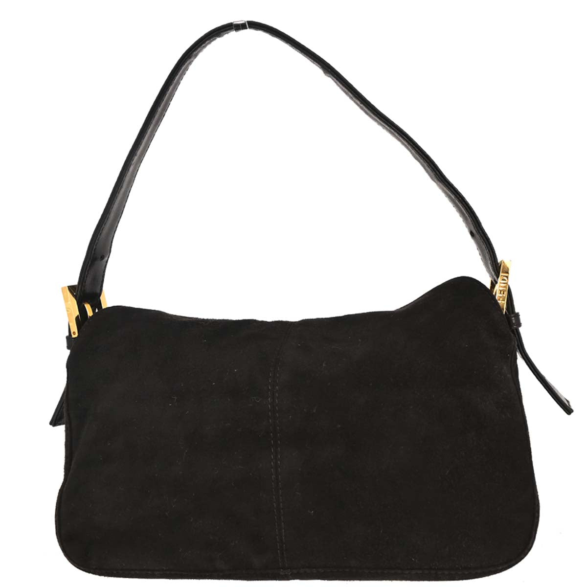 Fendi Black Suede Handbag