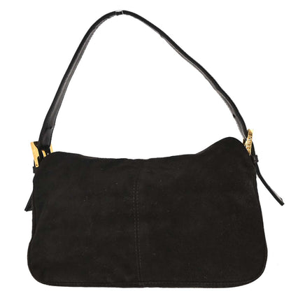 Fendi Black Suede Handbag