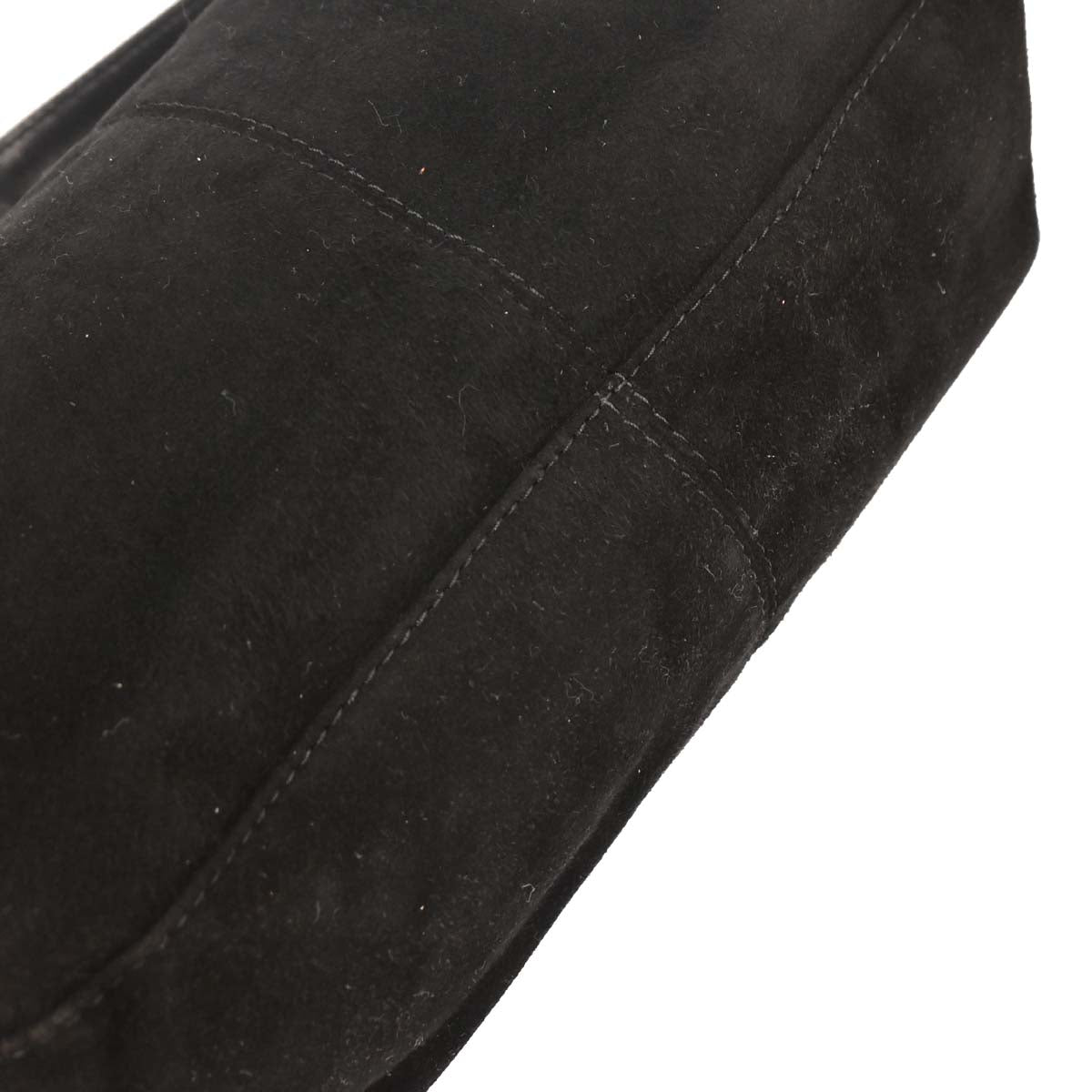 Fendi Black Suede Handbag