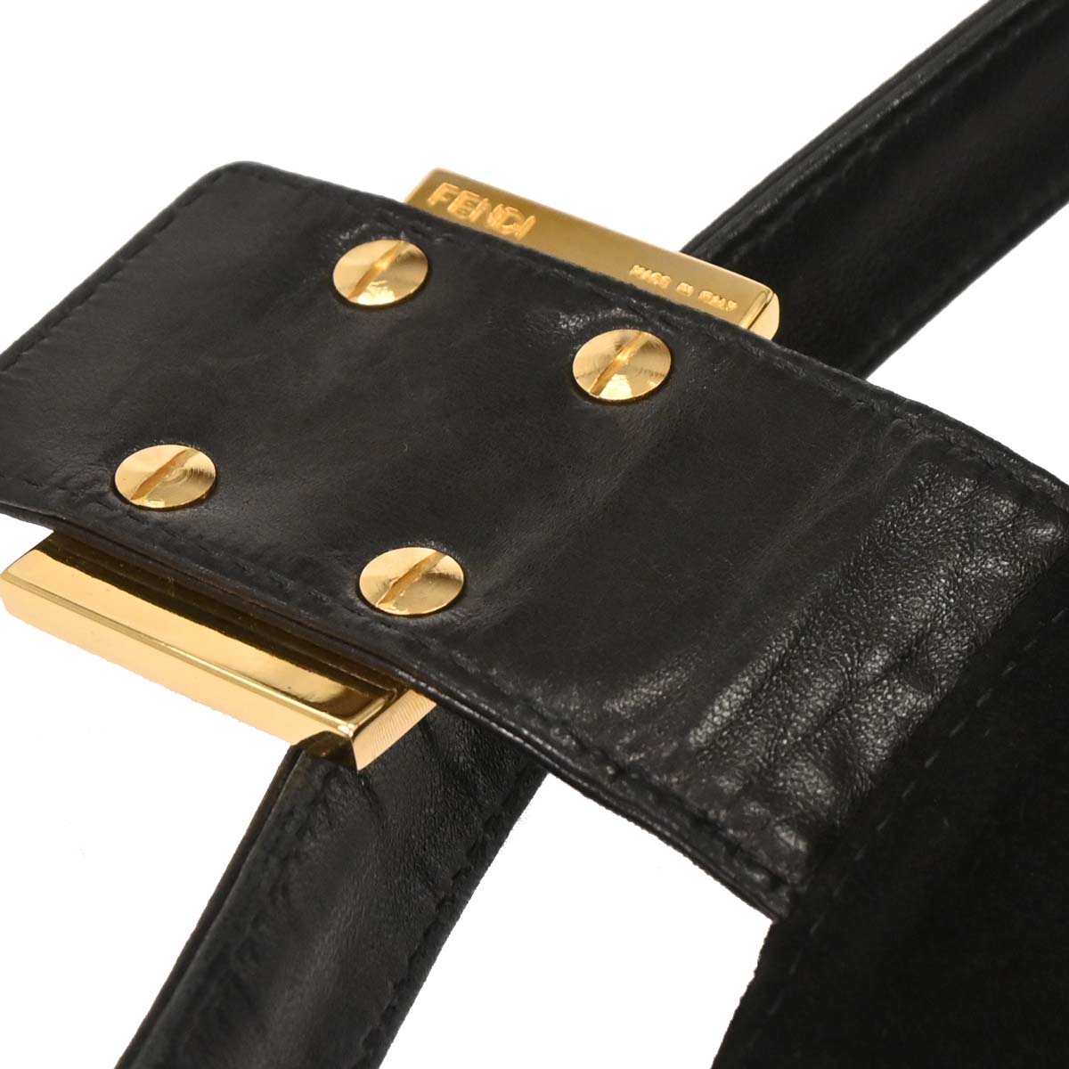 Fendi Black Suede Handbag