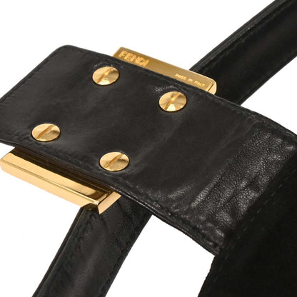 Fendi Black Suede Handbag