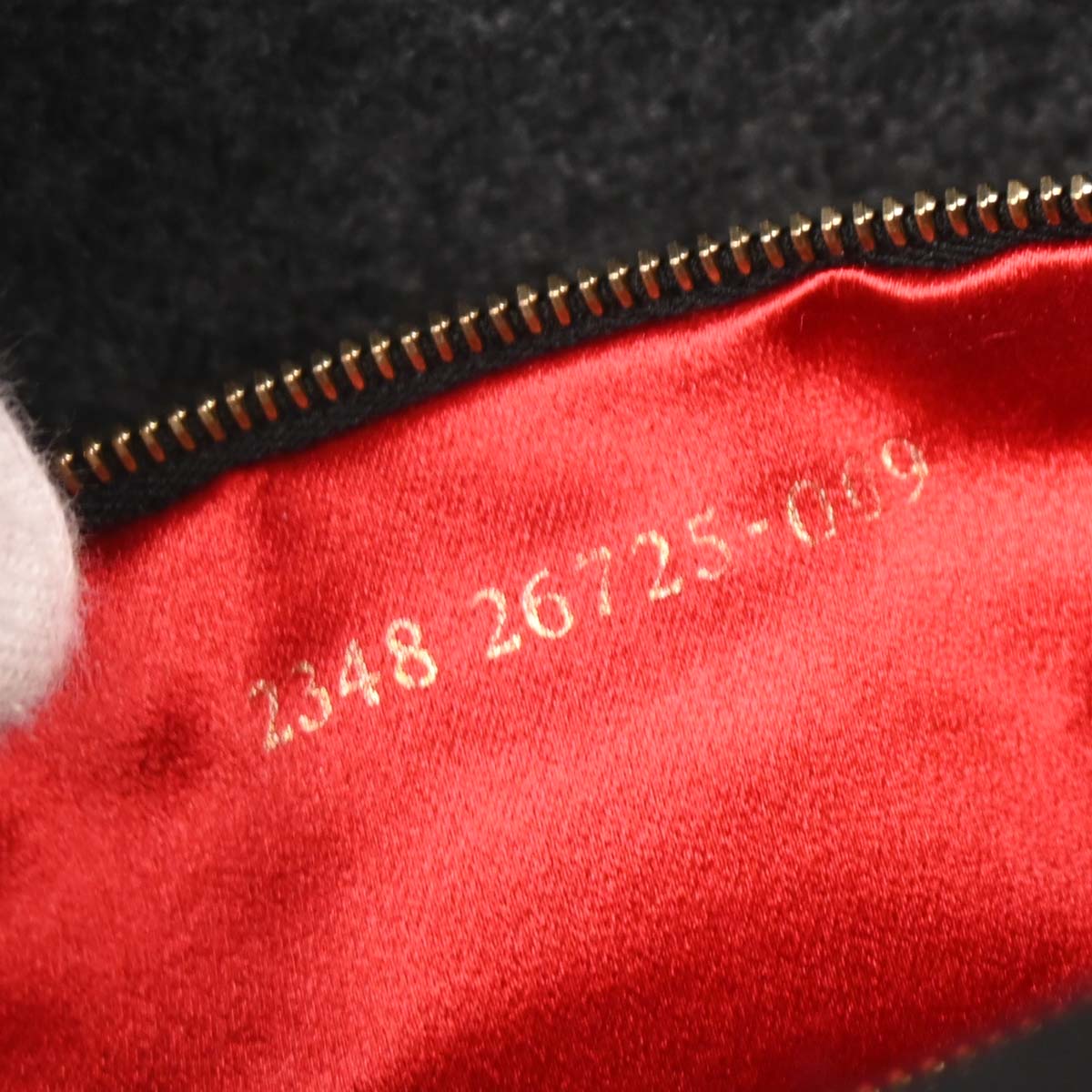 Fendi Black Suede Handbag