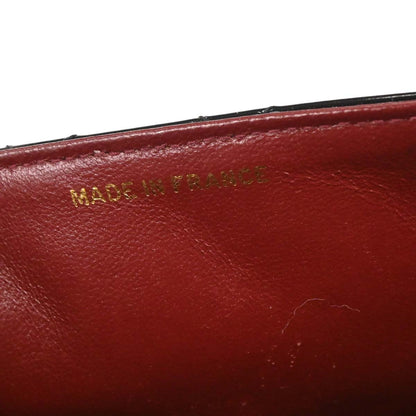 Chanel 1989-1991 Black Patent Mini Classic Square Flap Shoulder Bag 17