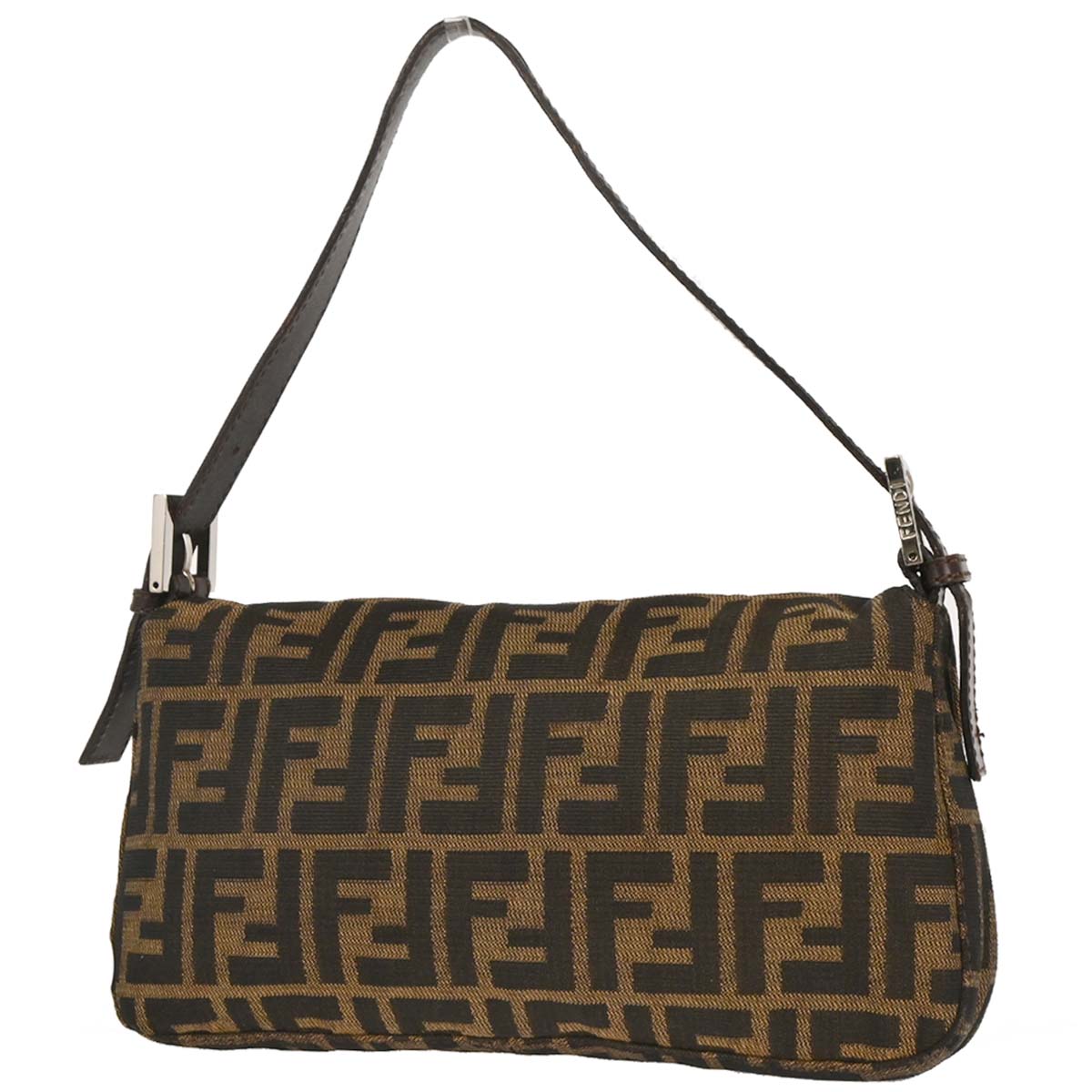 Fendi Brown Zucca Baguette Handbag