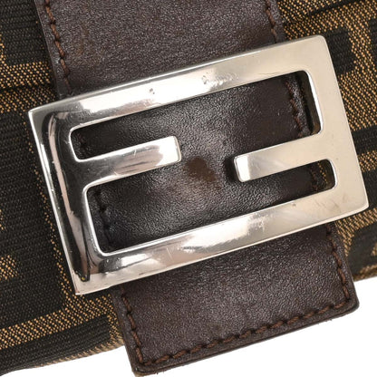 Fendi Brown Zucca Baguette Handbag