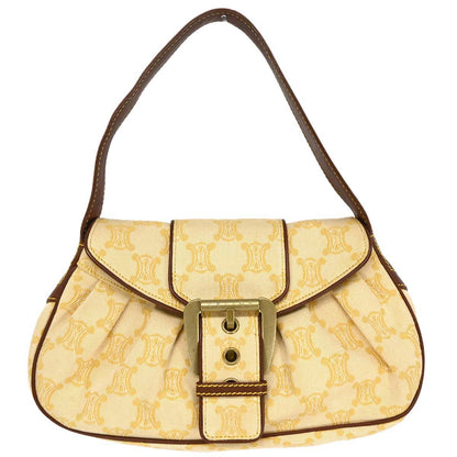 Celine Yellow Macadam Shoulder Bag