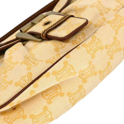 Celine Yellow Macadam Shoulder Bag