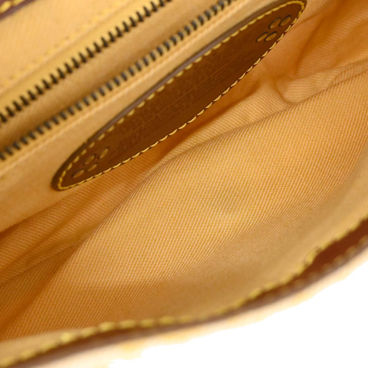 Celine Yellow Macadam Shoulder Bag