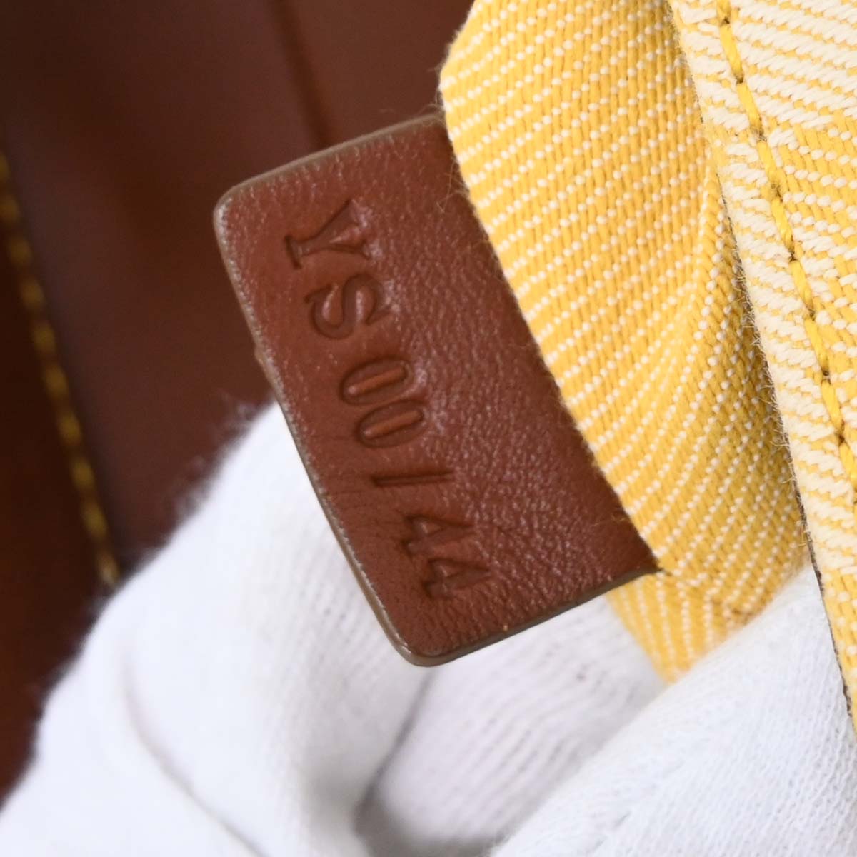 Celine Yellow Macadam Shoulder Bag