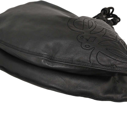 Loewe Black Lambskin Tote Bag