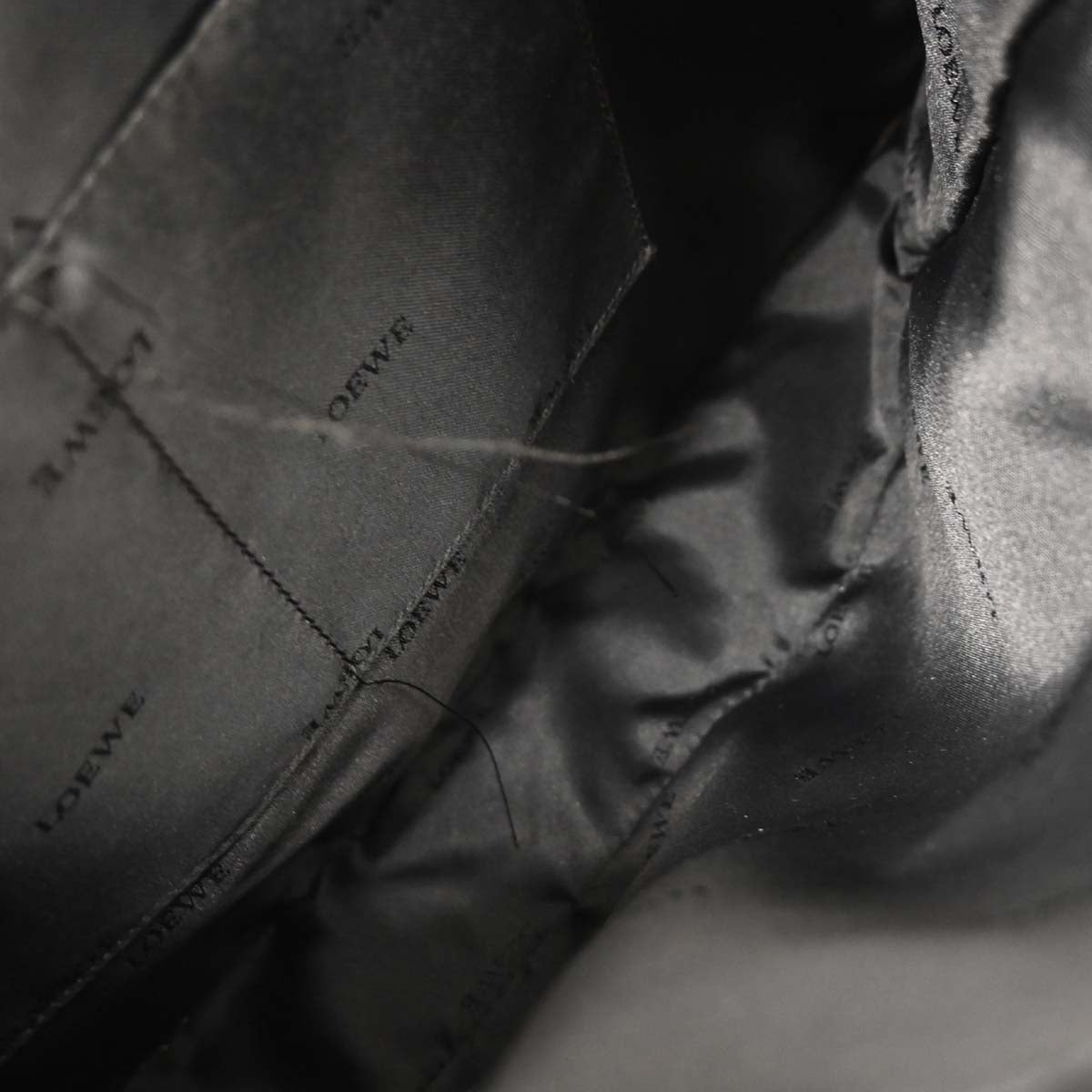 Loewe Black Lambskin Tote Bag