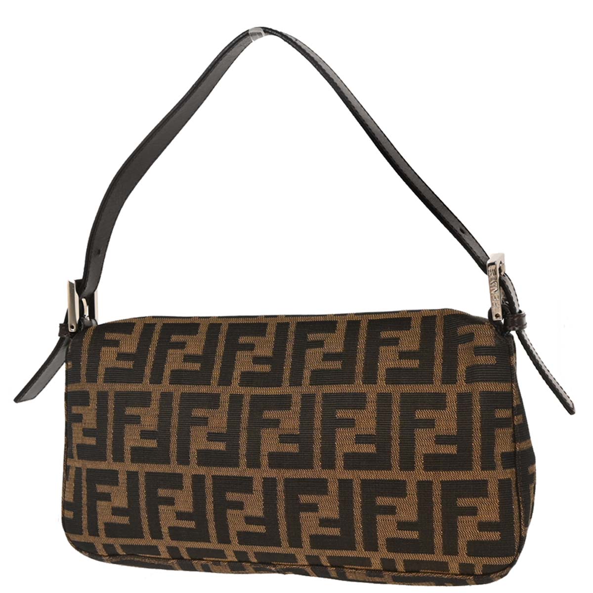 Fendi Brown Zucca Baguette Handbag