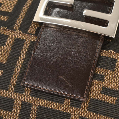 Fendi Brown Zucca Baguette Handbag