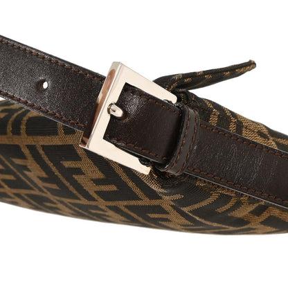 Fendi Brown Zucca Baguette Handbag
