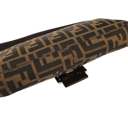 Fendi Brown Zucca Baguette Handbag