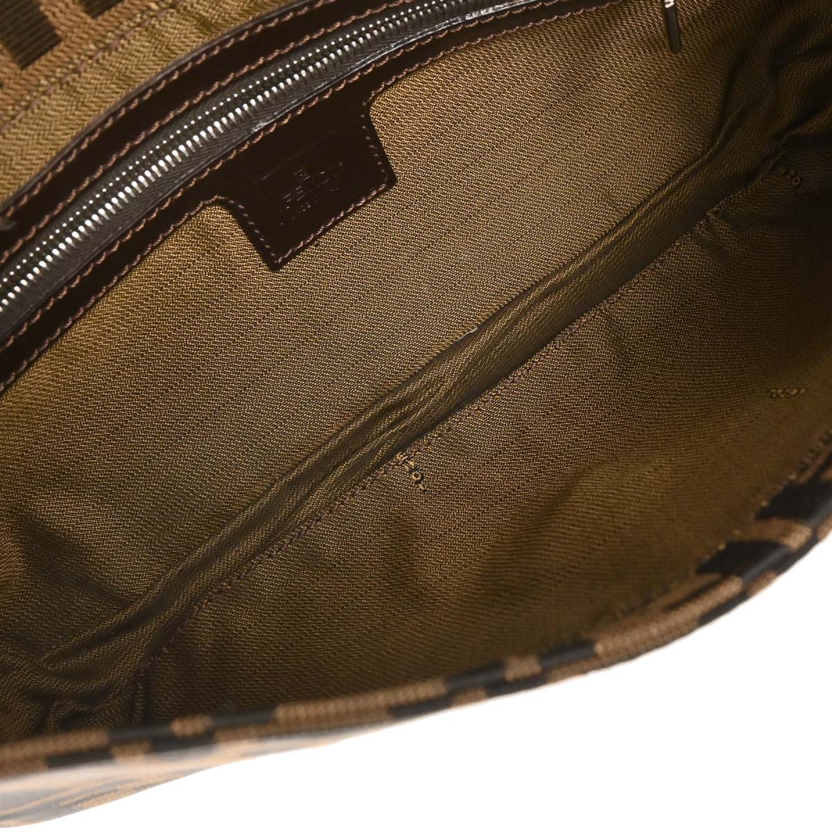 Fendi Brown Zucca Baguette Handbag
