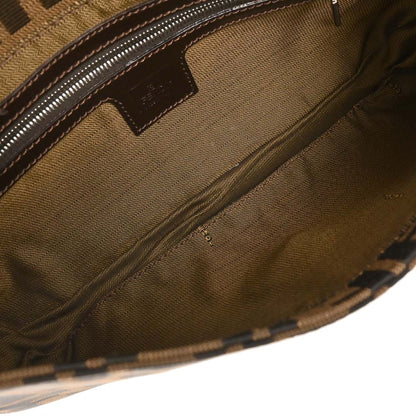 Fendi Brown Zucca Baguette Handbag