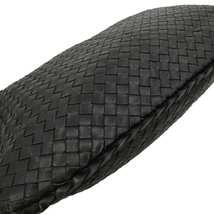 Bottega Veneta Black Intrecciato Hobo Handbag