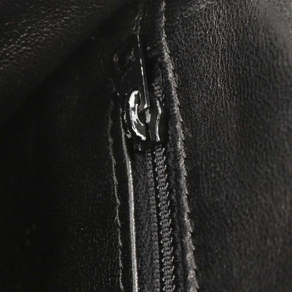 Chanel 1989-1991 Black Lambskin Shoulder Bag