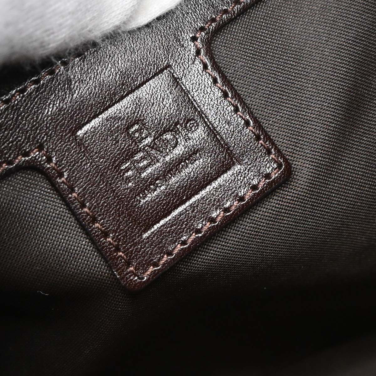 Fendi Brown Canvas Zucca Mamma Baguette Handbag