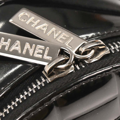 Chanel 2003-2004 Black Patent Leather Handbag