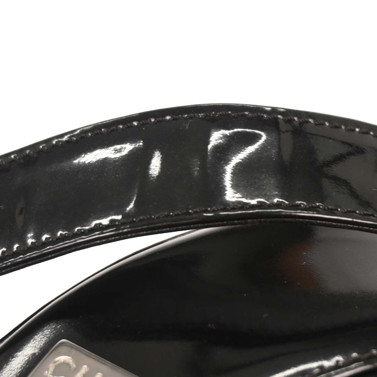 Chanel 2003-2004 Black Patent Leather Handbag