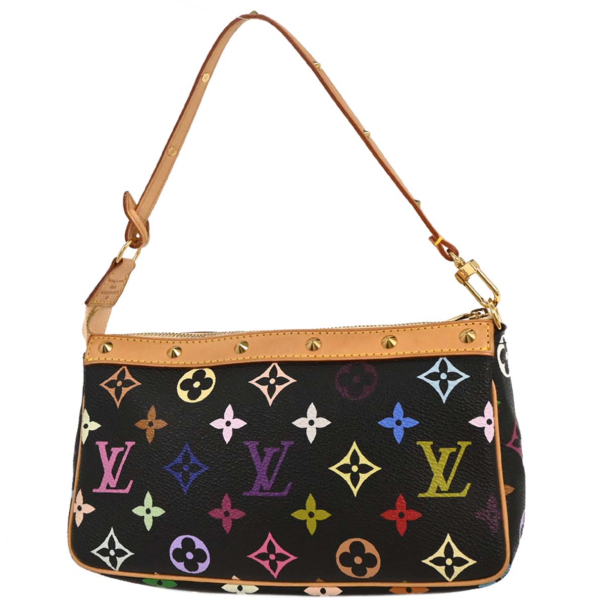 Louis Vuitton Black Multicolor Pochette Accessoires M92648