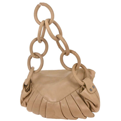 Chanel 2004-2005 Beige Lambskin Handbag