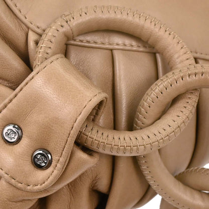 Chanel 2004-2005 Beige Lambskin Handbag