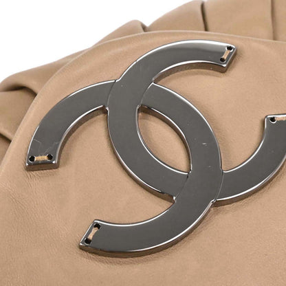 Chanel 2004-2005 Beige Lambskin Handbag