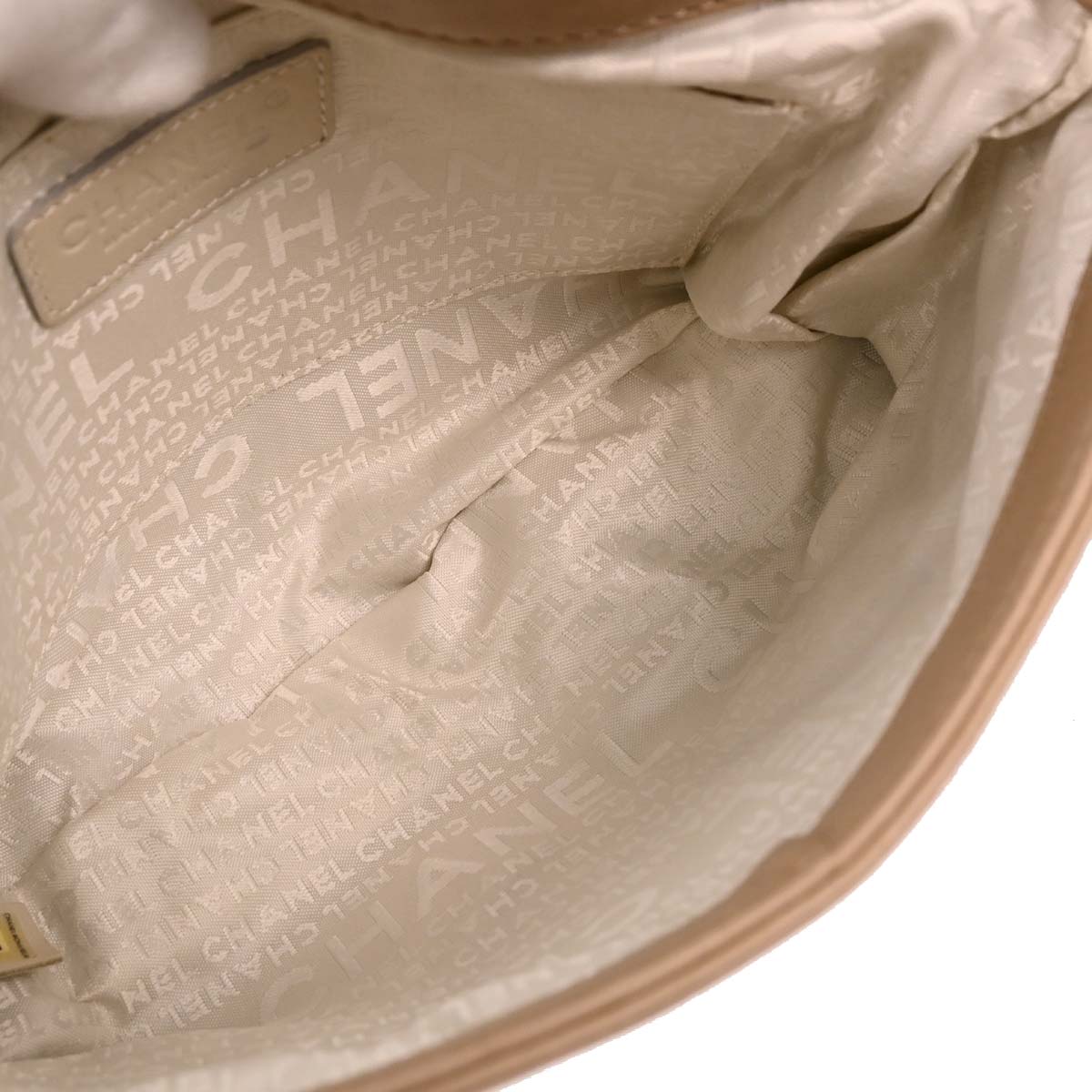 Chanel 2004-2005 Beige Lambskin Handbag