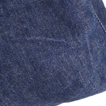 Fendi 2009 Blue Denim Mamma Baguette Handbag