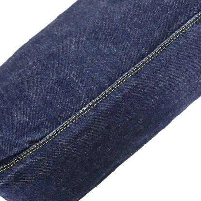 Fendi 2009 Blue Denim Mamma Baguette Handbag