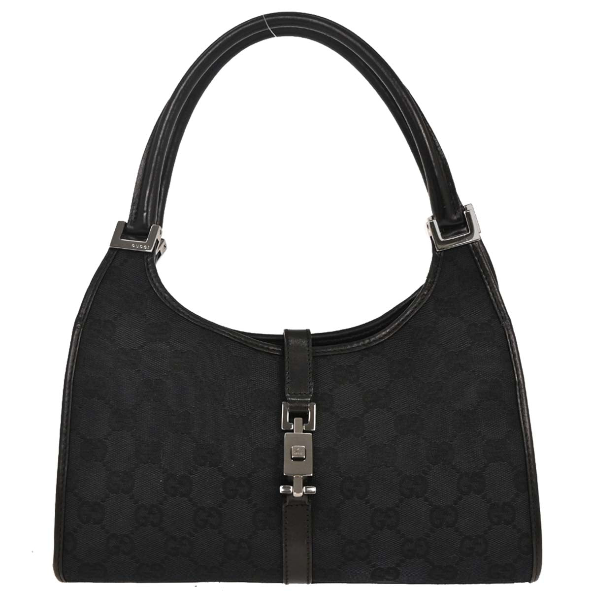 Gucci Black GG Jackie Handbag
