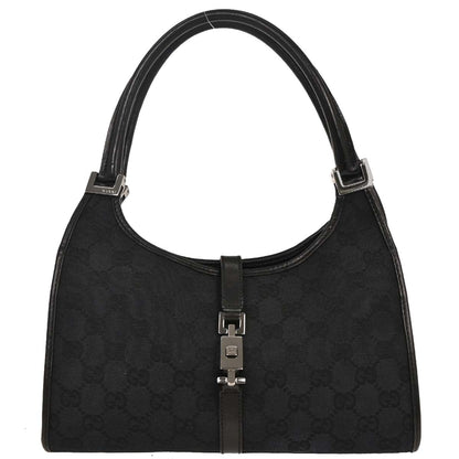 Gucci Black GG Jackie Handbag