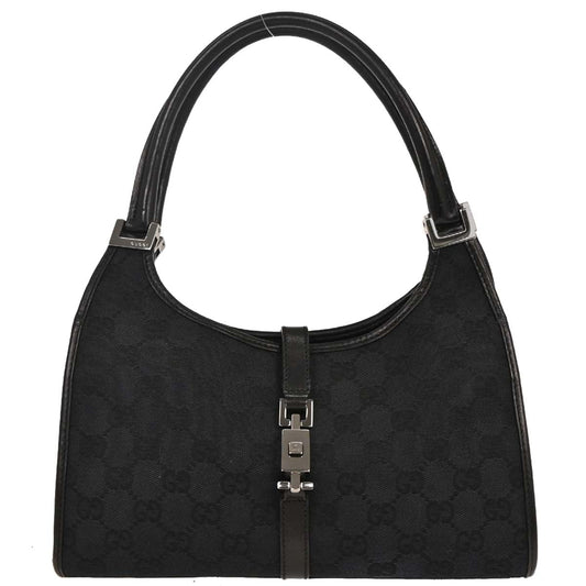 Gucci Black GG Jackie Handbag