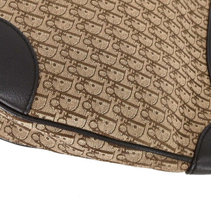 Christian Dior Brown Beige Street Chic Trotter Hobo Bag