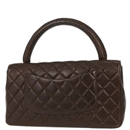 Chanel 1991-1994 Brown Lambskin Handbag