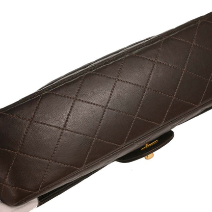 Chanel 1991-1994 Brown Lambskin Handbag