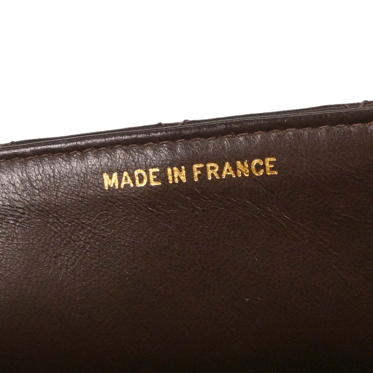 Chanel 1991-1994 Brown Lambskin Handbag