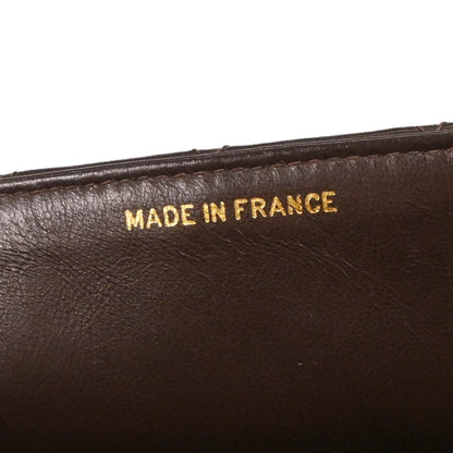 Chanel 1991-1994 Brown Lambskin Handbag